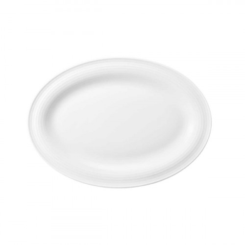 Seltmann Weiden Beat Weiß Servierplatte schmal 25 x 18 cm