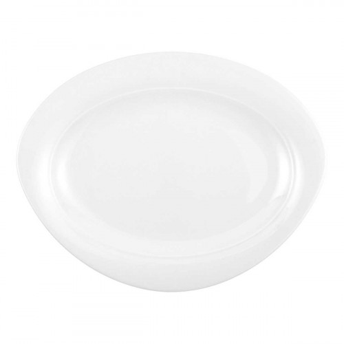 Seltmann Weiden Trio Weiß Servierplatte oval 35x27 cm