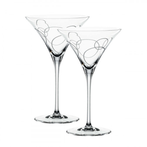 Spiegelau Signature Drinks Cocktailglas Circles Set 2-tlg. h: 180 mm / 220 ml