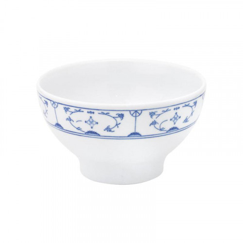 Kahla Blau Saks - Indisch Blau - Stohblumenmuster Bowl d: 14 cm / h: 7,9 cm