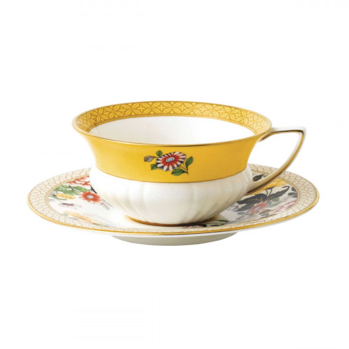 Wedgwood Wonderlust Teetasse Primrose 0,15 L mit Untertasse 15 cm 2-tlg.