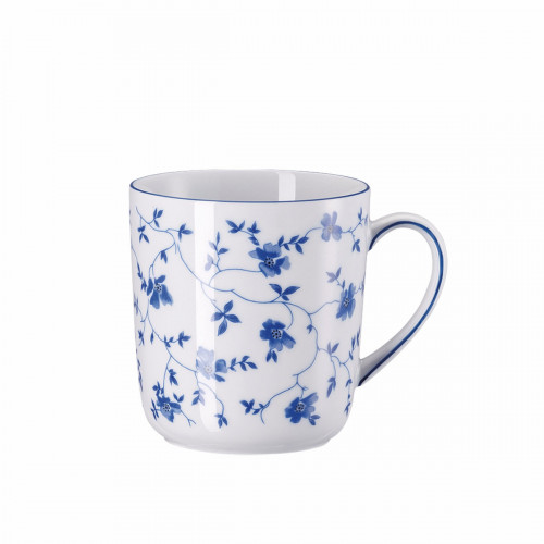 Rosenthal Form 1382 Blaublüten Becher mit Henkel 0,28 L