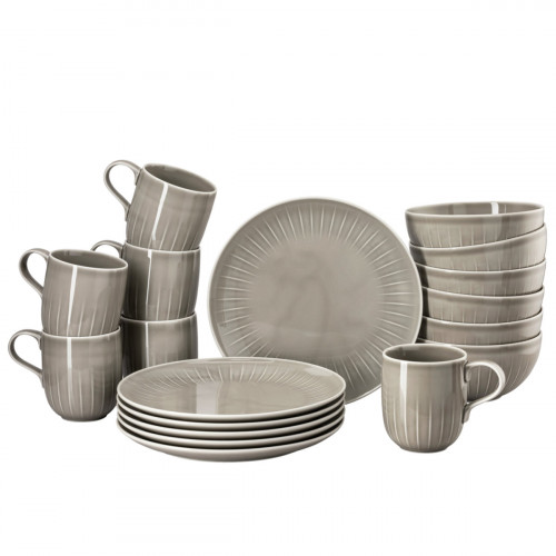 Rosenthal Joyn Grau Frühstückset 18-tlg.