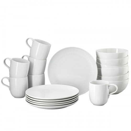 Rosenthal Joyn Weiß Frühstückset 18-tlg.