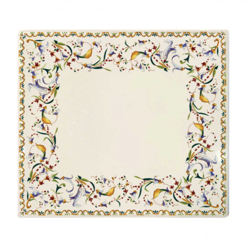Gien Toscana Platte recheckig 29,5 x 26,5 cm