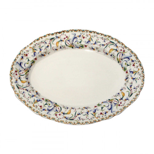 Gien Toscana Platte oval 34,5 x 25,3 cm