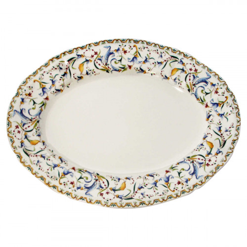 Gien Toscana Platte oval 39,3 x 29 cm