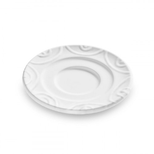 Gmundner Keramik Weißgeflammt Espressountertasse Gourmet d: 11 cm