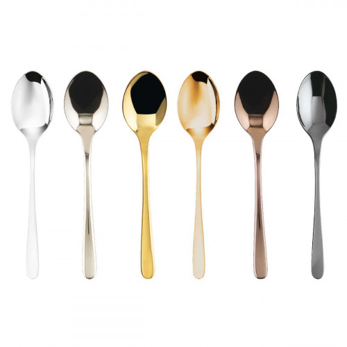 Sambonet Taste - Edelstahl / PVD Mix Mokkalöffel-Set 6-tlg.