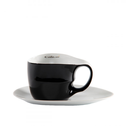 Luigi Colani Porzellan Ab ovo Black & White  Jumbotasse 2-tlg. 0,40 L