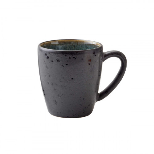 Bitz Gastro black / green Becher mit Henkel klein 0,19 L / h: 8 cm