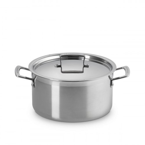Le Creuset 3-PLY Edelstahl Kochgeschirr Fleischtopf 24 cm