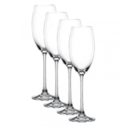 Nachtmann Vivendi Premium - Lead Crystal Champagnerkelch Glas Set 4-tlg. 272 ml