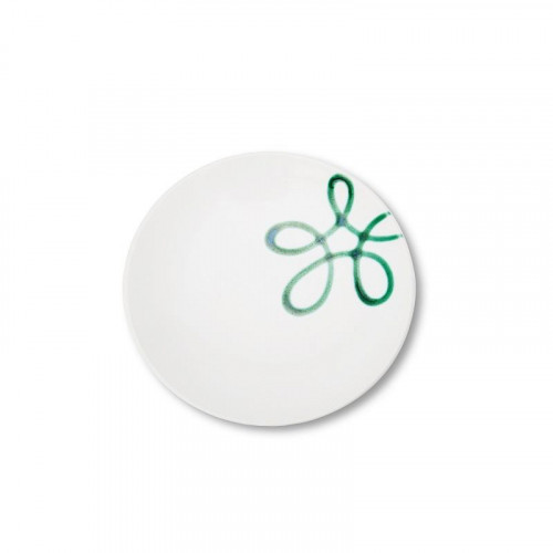 Gmundner Keramik Pur Geflammt Grün Kaffee-/Tee-Untertasse Cup d: 15 cm / h: 2,5 cm