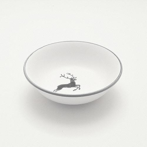 Gmundner Keramik Grauer Hirsch Müslischale klein d: 14 cm / h: 4,5 cm / 0,27 L