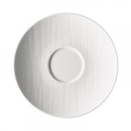 Rosenthal Mesh Weiß Cafe au Lait-/Suppen-Untertasse 18 cm