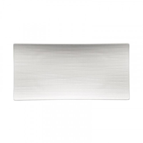 Rosenthal Mesh Weiß Platte flach 26x13 cm