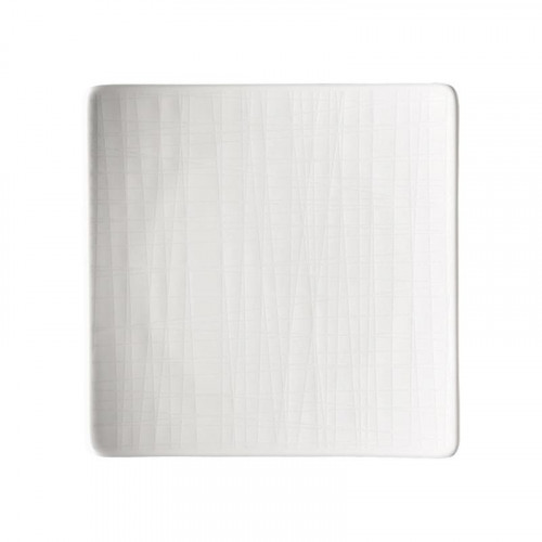 Rosenthal Mesh Weiß Teller quadratisch flach 14 cm