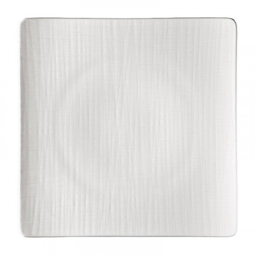 Rosenthal Mesh Weiß Teller quadratisch flach 31 cm