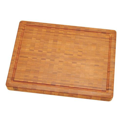 Zwilling Messerzubehör Schneidbrett Bambus Holz groß 420 x 40 x 310 mm