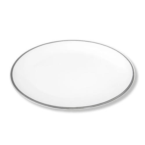 Gmundner Keramik Grauer Rand Platte oval 28x21 cm