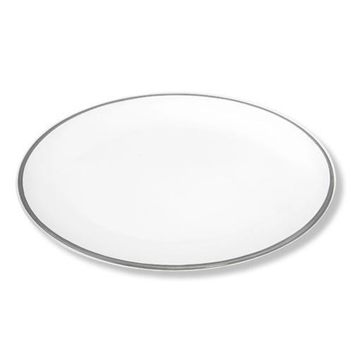 Gmundner Keramik Grauer Rand Platte oval 33x26 cm
