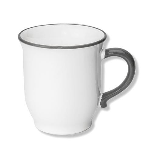 Gmundner Keramik Grauer Rand Schokotasse Classic 0,3 L