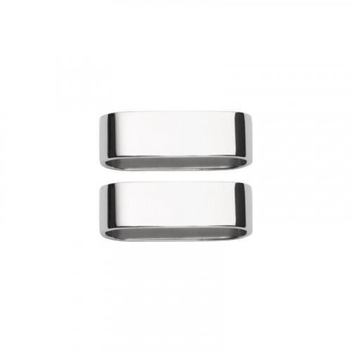 Villeroy & Boch Besteck Daily Line - 18/10 Edelstahl Serviettenringe 2 Stück 40 mm