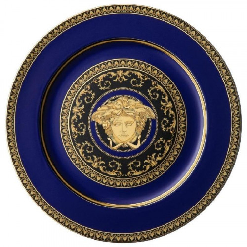 Rosenthal Versace Medusa blue Platzteller 30 cm