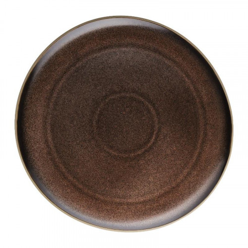 Rosenthal Junto Bronze - Steinzeug Teller flach 27 cm