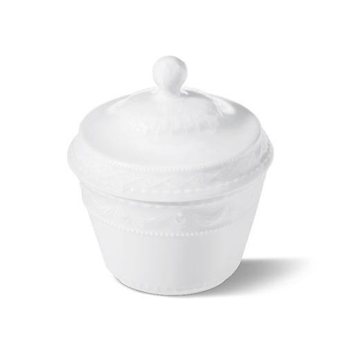 KPM Kurland Weiß Zuckerdose 0,18 l