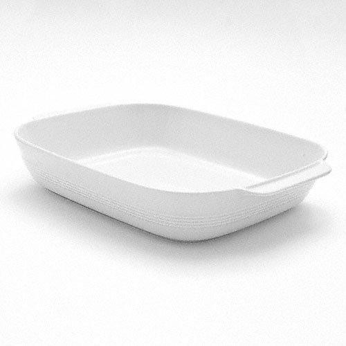 Friesland Jeverland Weiß Auflaufschale,eckig 32 x 23,5 cm