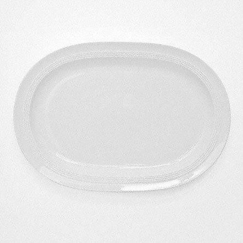 Friesland Jeverland Weiß Platte 5,oval 36 cm
