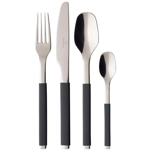 Villeroy & Boch S+ Cosy Grey Tafelbesteck Set 24-tlg.