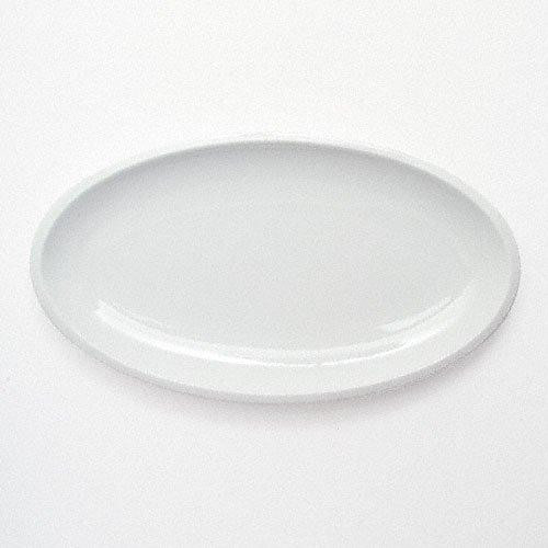 Friesland Ecco Weiß Platte oval / Untere Sauciere 26x14,5 cm