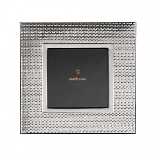 Sambonet Silberrahmen Bilderrahmen Dew versilbert 18 x 18 cm