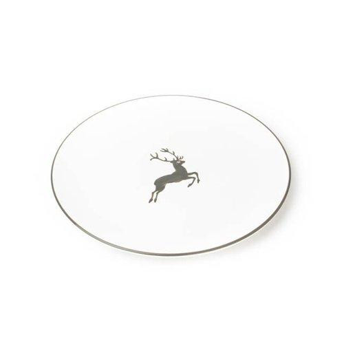 Gmundner Keramik Grauer Hirsch Speiseteller Cup d: 25 cm / h: 2,8 cm