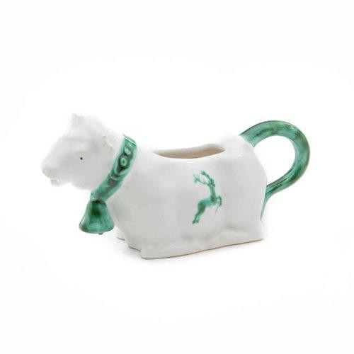 Gmundner Keramik Grüner Hirsch Milchgießer Milchkuh 0,16 L / h: 9,2 cm