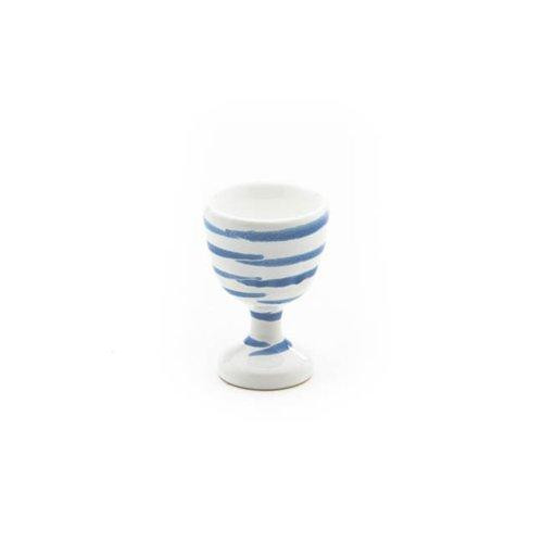 Gmundner Keramik Blaugeflammt Eierbecher glatt d: 4,9 cm / h: 7,5 cm