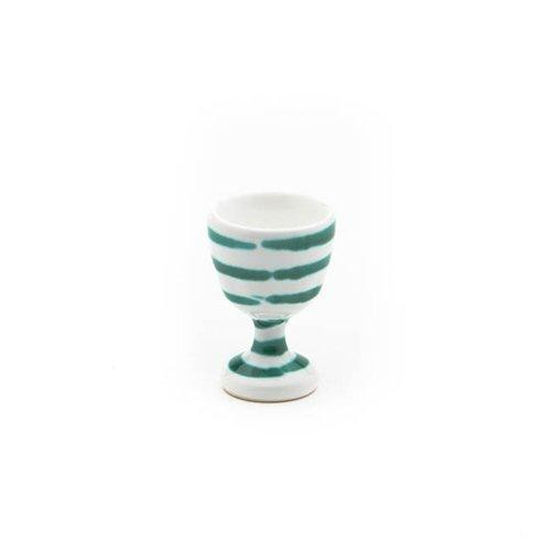 Gmundner Keramik Grüngeflammt Eierbecher glatt d: 4,9 cm / h: 7,5 cm