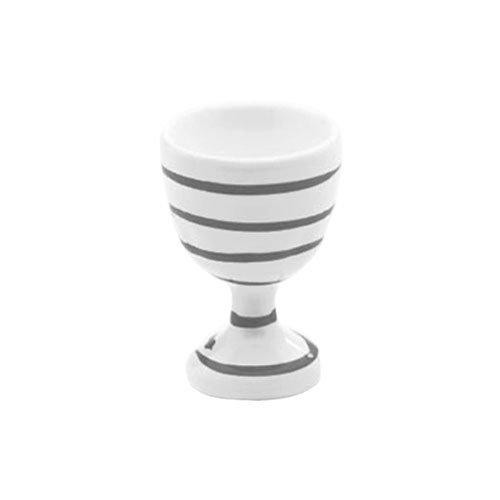 Gmundner Keramik Graugeflammt Eierbecher glatt d: 4,9 cm / h: 7,5 cm
