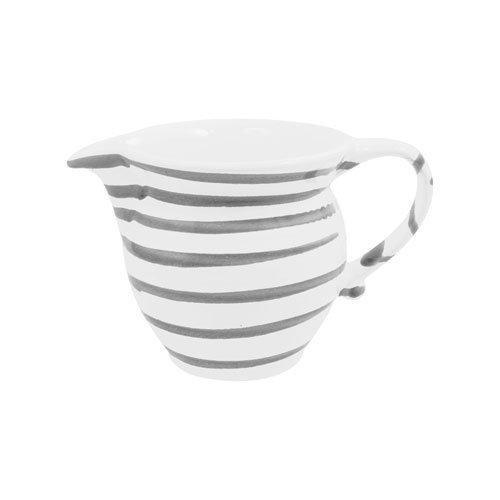 Gmundner Keramik Graugeflammt Milchgießer glatt 0,3 L / h:9,5 cm