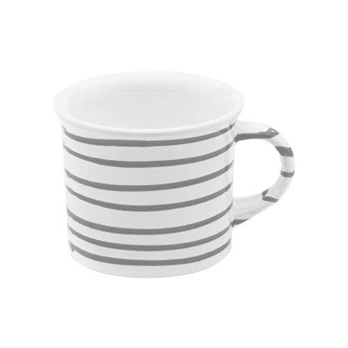 Gmundner Keramik Graugeflammt Kaffeehäferl glatt 0,24 L / h: 7,8 cm
