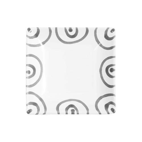 Gmundner Keramik Graugeflammt Snackschale 11x11x2,8 cm