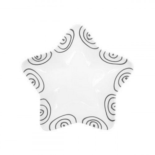 Gmundner Keramik Graugeflammt Sternschale Stella d: 14 cm / h: 3,9 cm