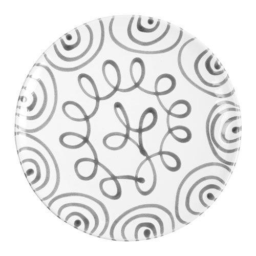 Gmundner Keramik Graugeflammt Speiseteller Cup d: 28 cm / h: 2,6 cm
