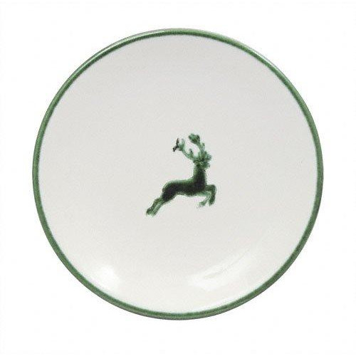 Gmundner Keramik Grüner Hirsch Espresso-Untertasse glatt 11 cm
