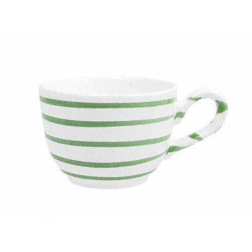 Gmundner Keramik Grüngeflammt Kaffee-Obertasse glatt 0,19 L / h: 6,6 cm