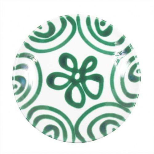 Gmundner Keramik Grüngeflammt Kaffee-/Tee-Untertasse Cup d: 15 cm / h: 2,5 cm