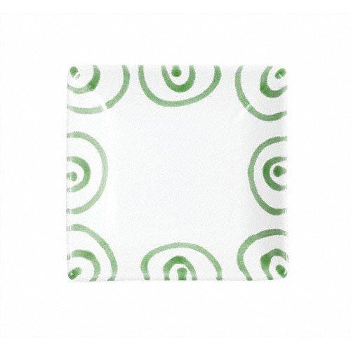 Gmundner Keramik Grüngeflammt Snackschale 11x11x2,8 cm